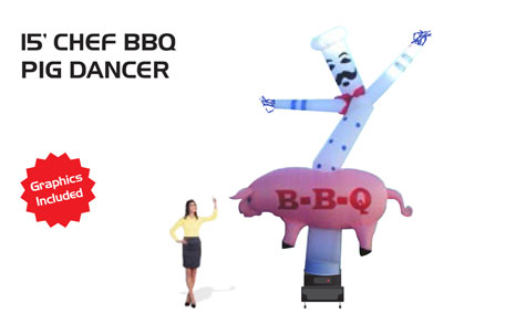 15ft chef bbq-pig-dancer