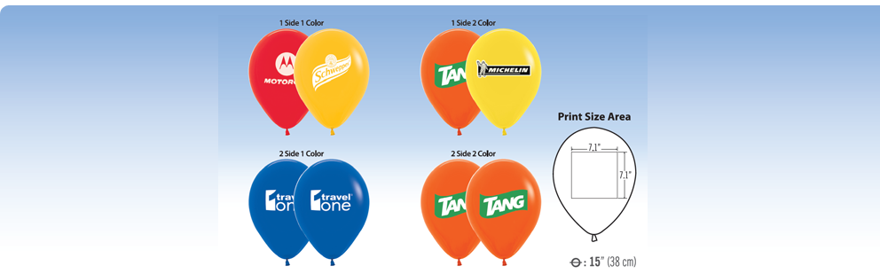 Promoadline 15 inch latex balloons