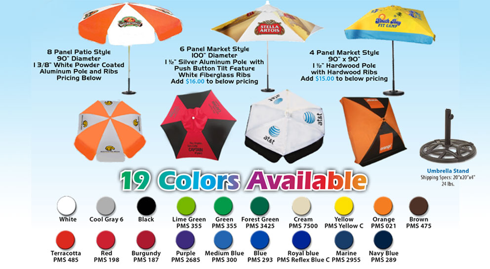 Promoadline promo umbrellas